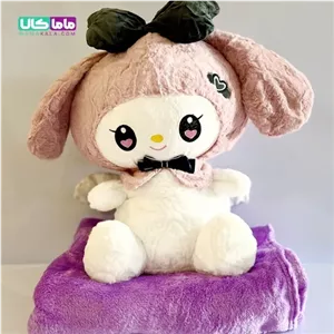 عروسک ملودی بالدار بالشتی پتودار 50 سانتیمتر خانمان مدل 367808
