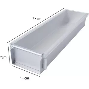 قالب مستطیل تیرامیسو گالوانیزه مدل لوف سایز 30 در 10 خانمان مدل 356608