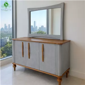 آینه و کنسول MDF وکیوم مدل انزو نیو خانمان مدل 337726