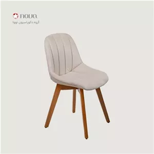 صندلی مدرن پایه چوبی روکش مخمل مدل مایا خانمان مدل 331366