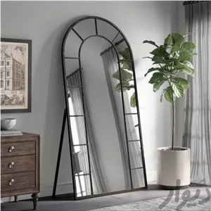 آینه قدی پنجره ای پایه دار فلزی سایز 180-80 خانمان مدل 336907