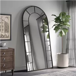 آینه قدی پنجره ای چوبی سایز 150 -50 خانمان مدل 337408