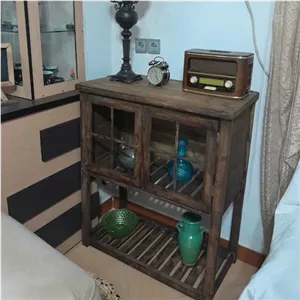 میز بار چوبی طرح سنتی بسیار جذاب خانمان مدل 313282 