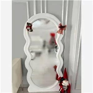 آینه قدی دفرمه پاپیه ماشه دست‌ساز خانمان مدل 335908