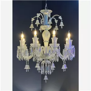لوستر باکارات،باکارا 8 شاخه شفاف خانمان مدل 350718