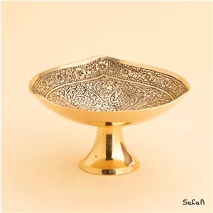 کاسه برنجی آنتیک مدل نرگس خانمان مدل 340249