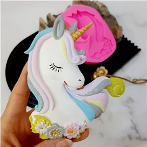 قالب شمع سیلیکونی اسب یونیکورن خانمان مدل 353908