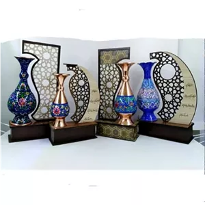 تندیس گلدان مس پرداز خانمان مدل 342681