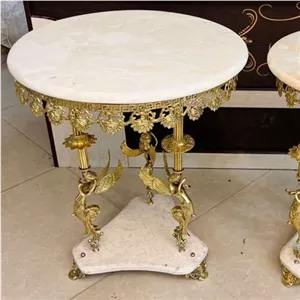 میز مدل سه فرشته تمام برنز خانمان مدل 311798