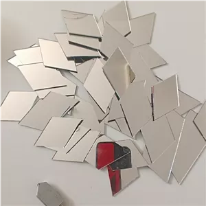 اینه برش خورده طرح لوزی در ابعاد مختلف مناسب برای کارهای هنری خانمان مدل 339011