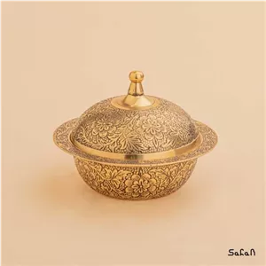 قندان برنجی آنتیک خانمان مدل 338703