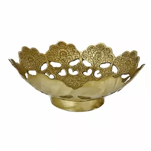 پیاله مشبک درجه یک برنجی هندی خانمان مدل 339599