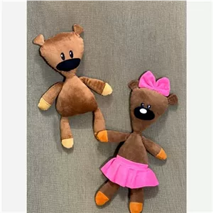عروسک تدی مستربین خانمان مدل 367039
