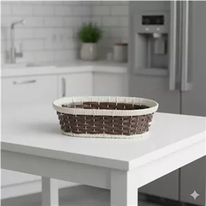 ست سبد نان 3 تایی طرح حصیری یونیک کد 3987A خانمان مدل 349143
