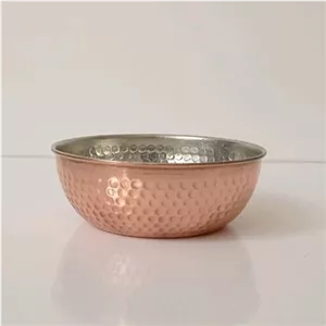 پیاله مسی چکشی سایز چهار نانو شده مخصوص ترشی ساخت زنجان خانمان مدل 337836