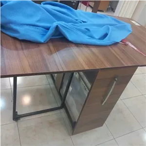 میز خیاطی تاشو چرخ دار کم جا کشودار خانمان مدل 311869