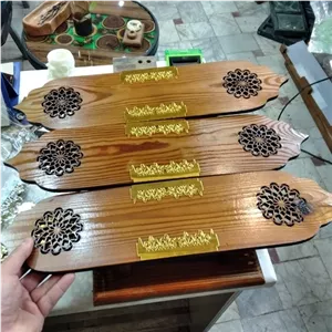 شب خواب دیواری لوستر چوبی چراغ دیواری چراغ خواب دیواری چوبی دیوارکوب چراغ خواب چوبی دیواری دو شعله روستیک خانمان مدل 351122