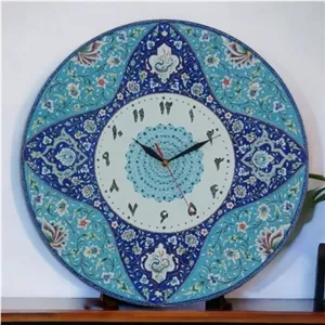 ساعت میناکاری دیوارکوب کد S1008 خانمان مدل 340157 