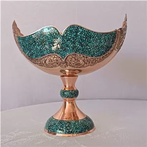 کشکول مس فیروزه کوبی خانمان مدل 341755