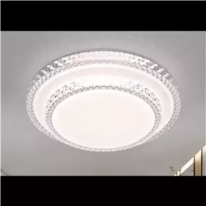 چراغ لوستر کریستالی 36 وات مودی سه حالته خانمان مدل 329355