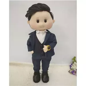 عروسک روسی داماد خوشتیپ 40 سانتی مدل خنگول سفارش از روی عکس ساخته شده با بهترین متریال خانمان مدل 372735