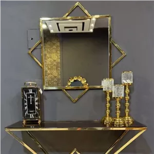 آینه کنسول الماس ابعاد 35در 90.ارتفاع 90 خانمان مدل 311796