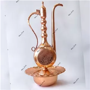 آفتابه لگن مسی تخت نانو خانمان مدل 343559