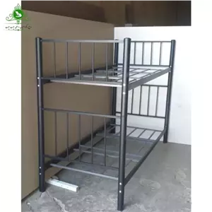 تخت خواب دو طبقه مدل اشکان بدون کشو بدون تشک خانمان مدل 325624