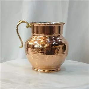 پارچ خمره ی دسته برنجی متوسط نانو مسی 1009072 خانمان مدل 340938