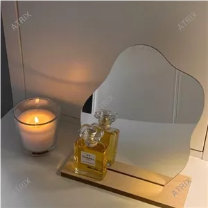 آینه رومیزی مدل دفرمه کد MD415 آینه هفت سین خانمان مدل 338211