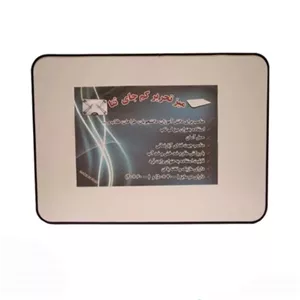میز تحریر وایت برد ثنا تاشو 60 در 40 با ماژیک و تخته پاکن خانمان مدل 310720