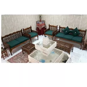 مبلمان سنتی چوبی 7نفره تحویل در باربری مقصد خانمان مدل 321418