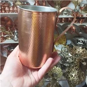 پارچ استوانه ای مسی ارتفاع 16قطر 10 خانمان مدل 343173