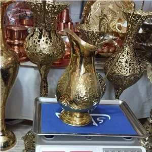 پارچ برنجی اردکی سنگین با ارتفاع 29 خانمان مدل 338613