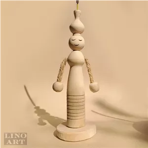 جاعودی چوبی آدمک مینیمال خانمان مدل 336463