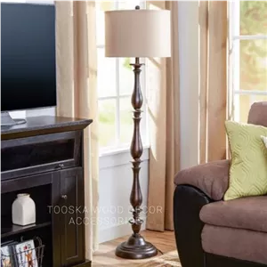 آباژور ایستاده چراغ خواب چوبی اکسسوری منزل ارسال رایگان خانمان مدل 324960