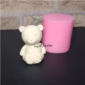 قالب سیلیکونی خرس تدی ارتفاع 7سانت خانمان مدل 358749