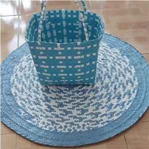 ساک حصیری وسفره حصیری کد1 خانمان مدل 350111