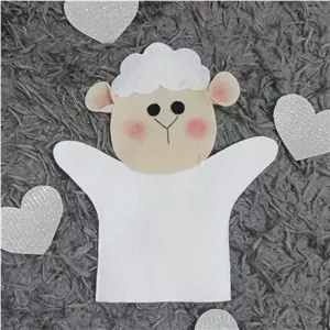 عروسک نمایشی گوسفند خانمان مدل 374094