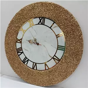 ساعت دوبل کریستال دیواری خانمان مدل 343861