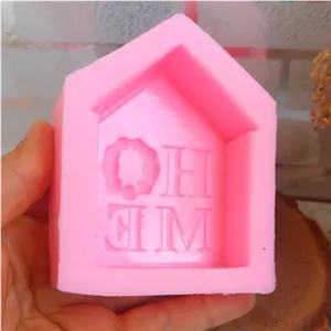 قالب سیلیکونی کلبه HOME خانمان مدل 357704