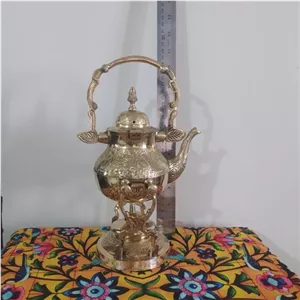 قوری برنجی وارمر دار400سی سی هندی خانمان مدل 342189