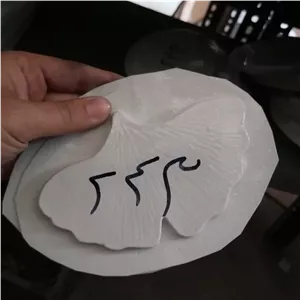 قالب طلقی اکسسوری برگ تزیینی سفید یا شفاف کد 243 خانمان مدل 353161