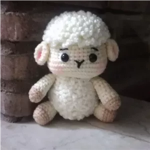 عروسک بافتنی ببعی بازیگوش،ببعی،گوسفند،بافتی تمیز وحرفه ای خانمان مدل 372698