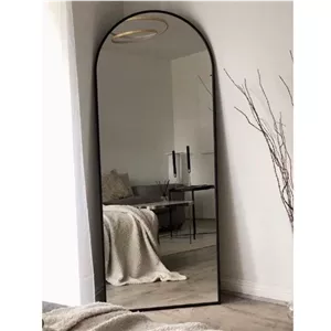 آینه قدی مدل گنبدی ساده مشکی با ابعاد 180در 80 خانمان مدل 336282