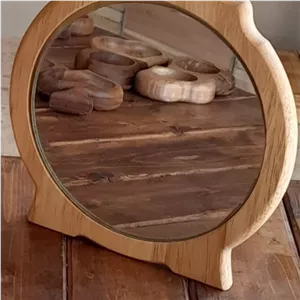 آینه چوبی ساده خانمان مدل 337016