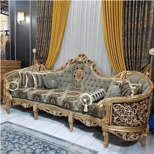 سرویس مبل سلطنتی استیل مدل عربی ارسال با باربری خانمان مدل 322368