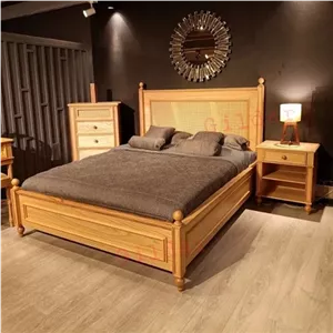 سرویس تخت خواب دونفره حصیری خانمان مدل 326043