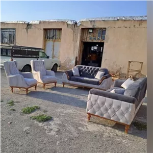 مبل راحتی پاریس هفت نفره چوب روس هزینه ارسال با مشتری خانمان مدل 324124