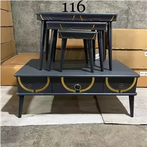 میز عسلی چوبی ام دی اف هزینه ارسال با مشتری خانمان مدل 312609